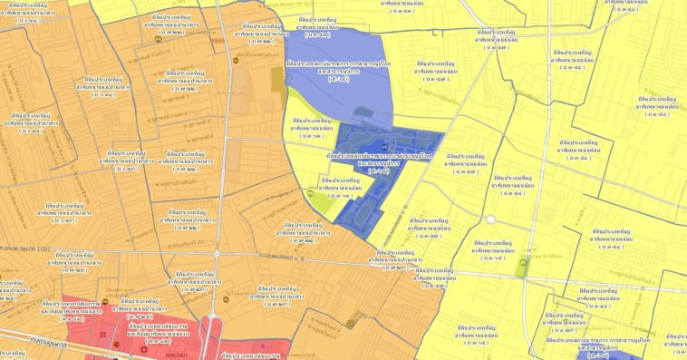 วิธีตรวจสอบสีผังเมืองด้วยตัวเอง ว่าที่ดินหรือบ้านของเราอยู่ประเภทไหน